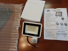 LED Floodlight Reflector Induction-Lighting Motion-Sensor Warm White Waterproof IP66