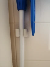Hook Shelf-Holder Clip-Mop Mop-Rack Kitchen-Organizer Wall-Mounted Bathroom Sticky-Hanger
