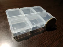 Jewelry-Box Container Case Beads Compartment Plastic Storage Adjustable for 9-Sizes