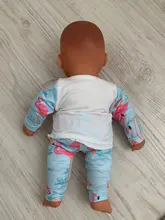 Ropa de muñeca para bebé nacido, Fit para bebé de 18 pulgadas, 40-43cm, unicornio, Alpaca, vestido de fibra de cactus, ropa y accesorios para muñecas para Baby Festival, regalo de cumpleaños