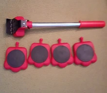 Juego de herramientas profesionales para muebles, elevador de transporte de cosas pesadas, rodillo de rueda con barra de rueda, dispositivo de mano móvil, Uds.