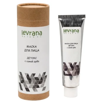 

Levrana face mask with carbon black oak, detox