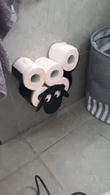Toilet Roll Holder Sheep Wall Mount Black Metal Toilet Paper Wc Tissue Storage