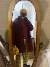 Plaid Pants Trousers Joggers Harajuku Women Streetwear Korean-Style Plus-Size Autumn