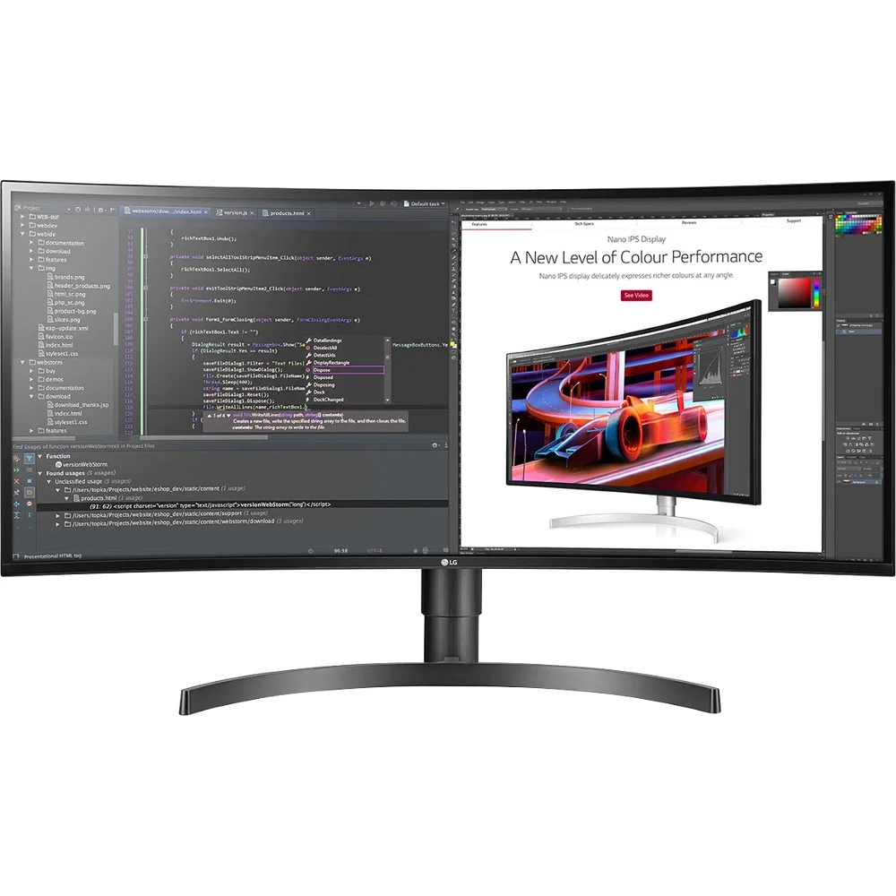 UltraWide IPS монитор LG 34 дюйма 34WL85C-B