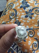 FDLK suntuoso de los hombres de aleación de Zinc de anillo de 2,0 quilates Natural cristal CZ blanco anillo venda de boda de los hombres joyería de fiesta