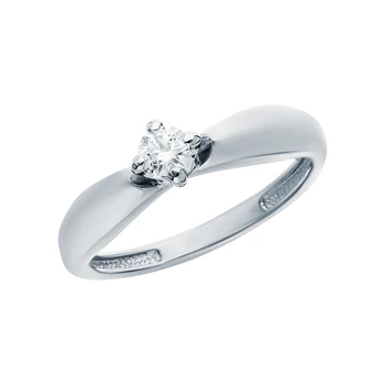 

Gold ring with diamonds sunlight sample 585