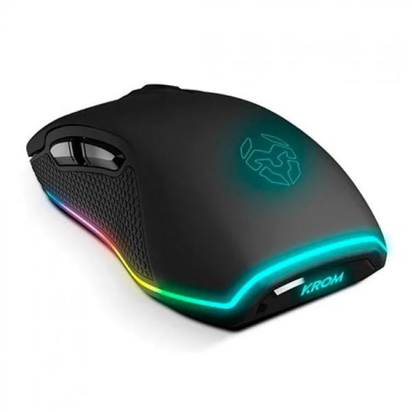 Светодиодный игровая мышь Krom KENON black blue
