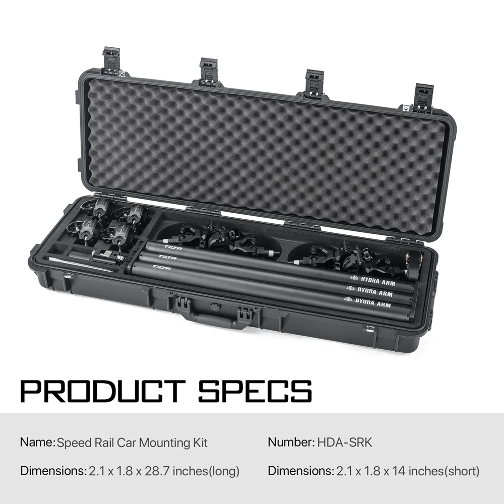 TILTA HDA-SRK Speed Rail Car Mounting Kit Hydra Alien Car Mounting TILTA HDA-SRK Speed Rail Car Mounting Kit Hydra Alien Car Mounting