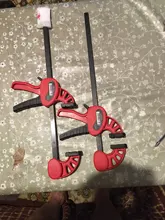 Luz deber F bar de estilo pinza de herramientas de trabajo de MADERA quick grip F pinza 4/6/12/18 /24 pulgadas de plástico carpintería abrazaderas de liberación rápida