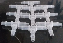 10Pcs TE Water Barb Straight Cross Connector 2 3 4 Way Aquarium Adapter Plastic Board