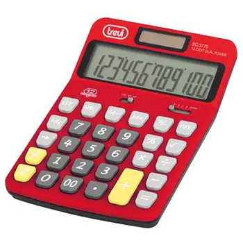 

Electronic calculator Color Ec 3775 RossaTREVI11.92