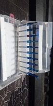 XCAN-Juego de brocas de grabado, Nano Blue Coated brocas de rebajadora de CNC, cortador de fresado de corte, vástago de 1/8 , herramientas de fresado de carburo