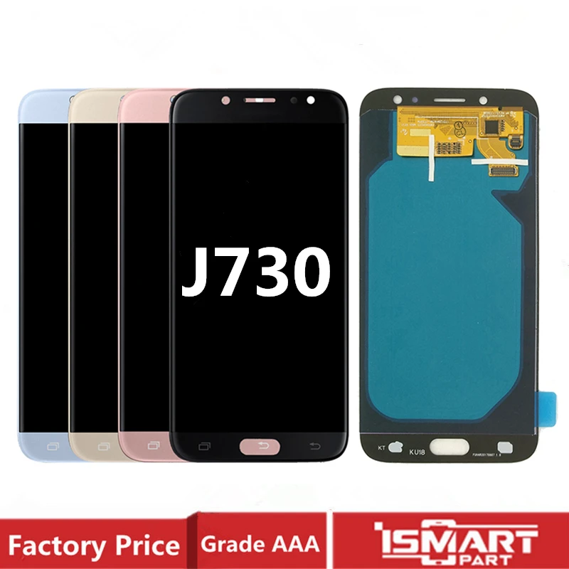 ЖК дисплей Amoled с сенсорным экраном и дигитайзером в сборе для Samsung Galaxy J7 Pro 2017 J730