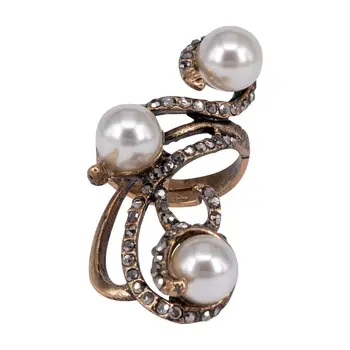 

Women's ring dimensionless Pearl branches 55931 (bronze, bronze, hematite)