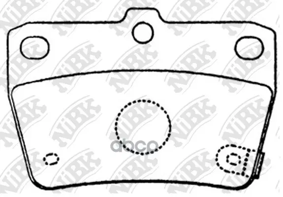 Колодки Тормозные Toyota Rav 4 Ii 1.8-2.0 00-05 Задние Nibk Pn1424 NiBK арт. PN1424
