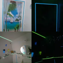 Cinta autoadhesiva con brillo reflectante, cinta luminosa extraíble, brillante fluorescente, de advertencia