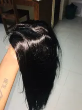 Rosabeauty 28 30 pulgadas peruana 4x4 13x4 cierre Frontal de encaje pelucas de cabello humano Pre arrancado con el pelo del bebé recto peluca Frontal de encaje