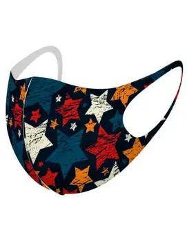 

▷ Reusable neoprene mask MOD. STARS SIZE L
