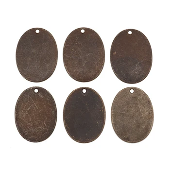 

Dp129rr metal workpiece-form 'oval' 17*13mm 6 PCs