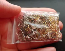 200 unids/lote 4 5 6 7 8 9 10mm saltar anillos conectores de anillos partidos para Diy joyería encontrar haciendo accesorios suministros al por mayor