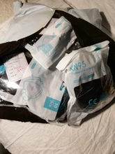 Mascarilla facial FFP2 KN95, Tapabocas antipolvo, FP2, con filtro de seguridad para respiración, 5-100 Uds.