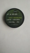 Hair-Rig Hook Link Braid-Line Fishing-Accessories Carp Soft 8-Strand Terminal 20m 25LB/35LB