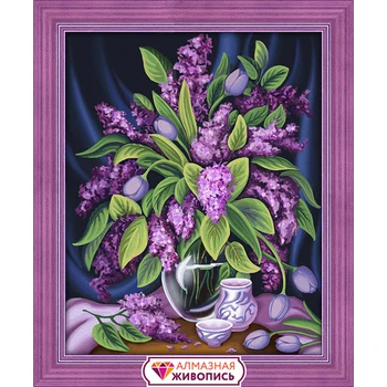 

Аж-1629 painting by rhinestones 'luxury siren' 40*50 cm