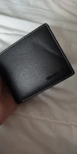 Cartera de cuero sintético para hombre, cartera masculina de marca de lujo con dos pliegues, estilo Casual, de Color sólido, para abrir moneda monedero, gran oferta