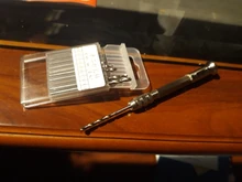 Juego de equipos de perforación manual de Metal, herramientas de molde de resina epoxi Uv con tornillo de taladro de 0,8mm-3,0mm, bricolaje, fabricación de joyas hechas a mano, 1 Juego