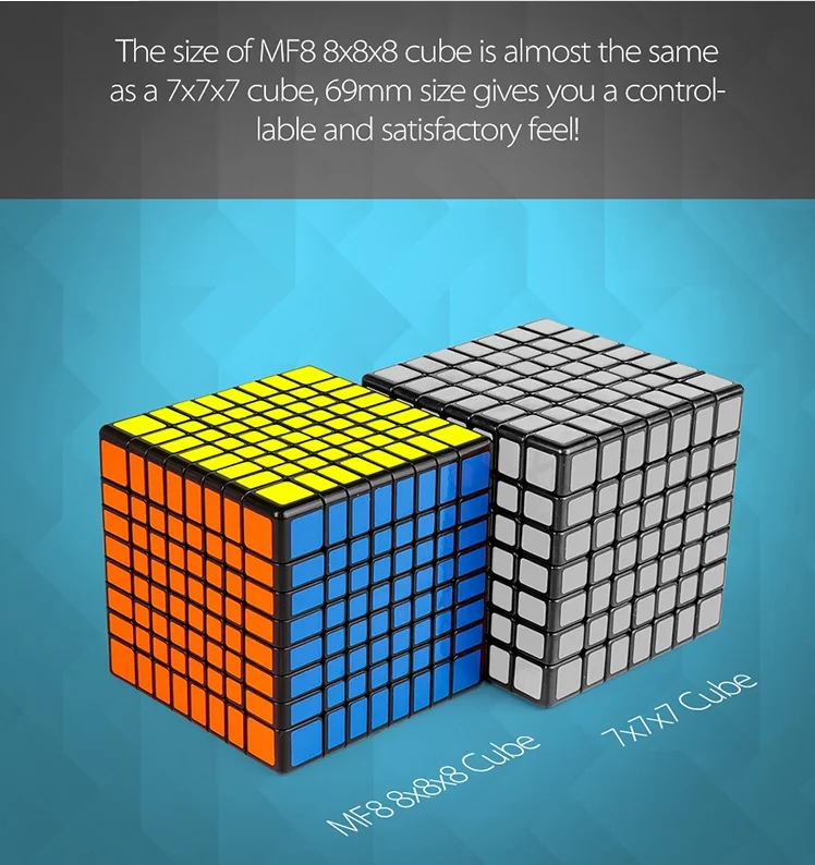 Moyu MoFangJiaoShi MF8 8x8x8 магический куб MF8 8x8 скоростной куб кубинг классная обучающая игрушка Moyu 8x8 головоломка волшебный куб