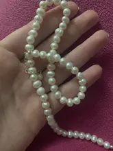 ASHIQI naturales de agua dulce perla gargantillas collar de la joyería de la plata esterlina 925 para mujeres, regalo de moda