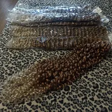 Sallyhair pasión Twist trenzas a Crochet Ombre trenzado sintético extensiones de cabello largo giros Rubio a granel Grey de la extensión del pelo