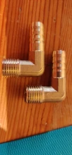 1/2-Barbed-Fitting Brass Coupler-Connector-Adapter Hose Elbow Thread Copper Male 90-Degree