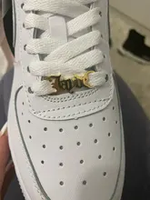 Placa para zapatos de acero inoxidable personalizable para chica, accesorio para deportivas, hebilla con nombre, niña, estilo bohemio, kpop