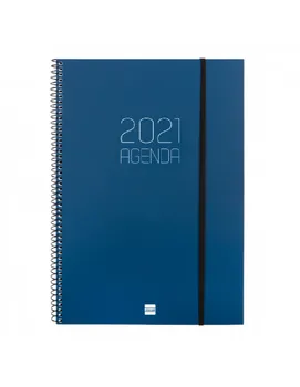 

Annual spiral AGENDA OPAQUE E40 SV 2021 blue +