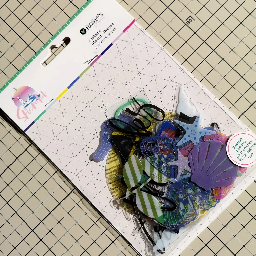 Crzcrafter Acetate Diecuts Shapes Printing Design Scrapbooking Cardmaking Journal Embellishments Transparent Decorations Embellishments Aliexpress