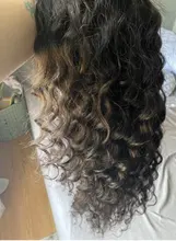 Marrón de la onda de agua peluca con malla Frontal #4 #2 T parte rizado Peluca de cabello humano transparente pelucas de encaje para las mujeres de cabello humano 13X4X1 peluca Frontal