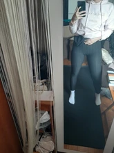 Mallas deportivas de talla grande para mujer, Leggings Sexy, ropa de gimnasio, de realce, cintura alta, entrenamiento, color negro, para correr