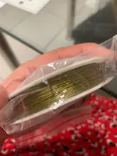 Alambre de acero inoxidable resistente, alambre para bisutería de cola de tigre para fabricación de joyas, 0,3/0,45/0,5/0,6mm, 1 rollo