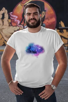 

Angemiel Wear Dreams Castle White Men 'S Cotton Big Size T-Shirt