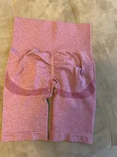 CHRLEISURE-pantalones cortos deportivos para mujer, sin costuras, de realce, informales, de cintura alta, ajustados para entrenamiento y Fitness