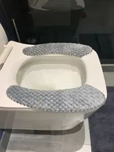 Pad Toilet-Seat-Cushion Closestool Soft-Warmer Bathroom Washable Mat