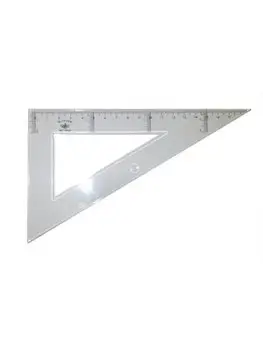 

Carbon Domingo Ferrer, 30 °/60 °, length 20 cm, plastic, scale 18 cm p