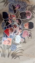 50 Uds Kpop coreano chicos Star JIMIN SUGA V JIN impermeable pegatinas para equipaje Laptop nevera bicicleta coche DIY ídolos calcomanías de los juguetes