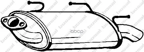 Глушитель Задняя Часть Nissan Almera Ll Hatchback 1.6, 1.8 Bosal арт. 145503