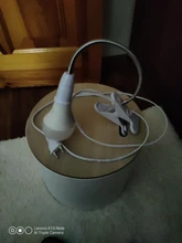 Light-Socket Base Desk-Lamp-Holder Gooseneck Clip-On-Cable Us-Plug On-Off-Switch Flexible