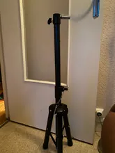 Alileader-soporte para pelucas, trípode para peluca con cabeza de bloque de lienzo, ajustable, kit para hacer peluca, TPins, regalo, 125Cm/60Cm