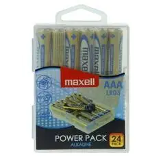 

Blister Maxell 24 Aaa Lr alkaline batteries-03 Power Pack electronic batteries