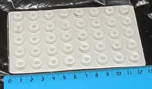 KAK 30-80 Uds Auto adhesivo de silicona almohadillas de muebles de gabinete de parachoques de goma amortiguador de protección de Hardware de muebles